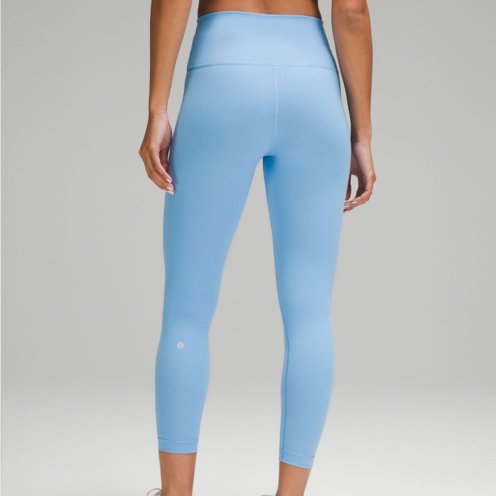 LAST Lululemon Wunder Train High Rise HR 25” NWT New Tags Aero Blue Size 4 Sz 4